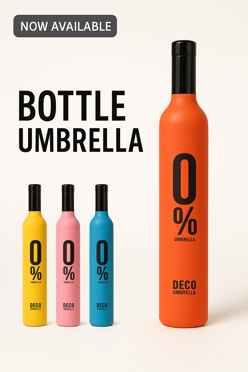 Umbrella-Bottle Shaped Umbrella