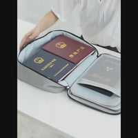 Waterproof Portable Document Storage Bag Travel Organizer (Assorted Color)
