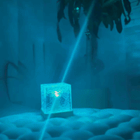 Rotating Water Ripple Night Light Aura Lamp