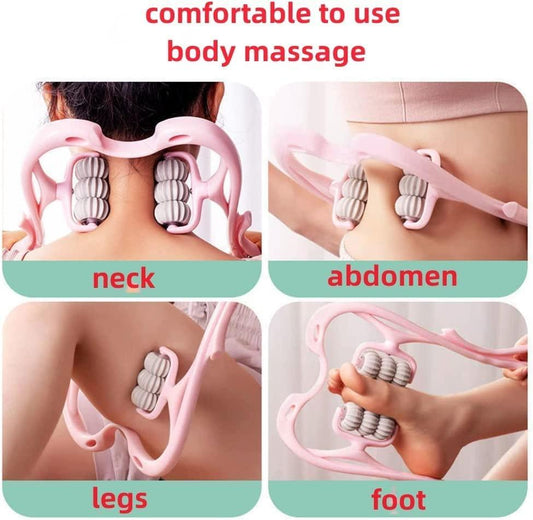 6 Wheel Dual Pressure Neck Massager