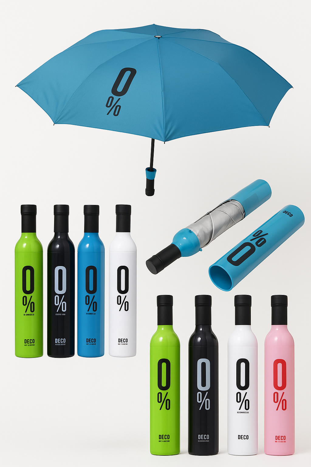 Umbrella-Bottle Shaped Umbrella